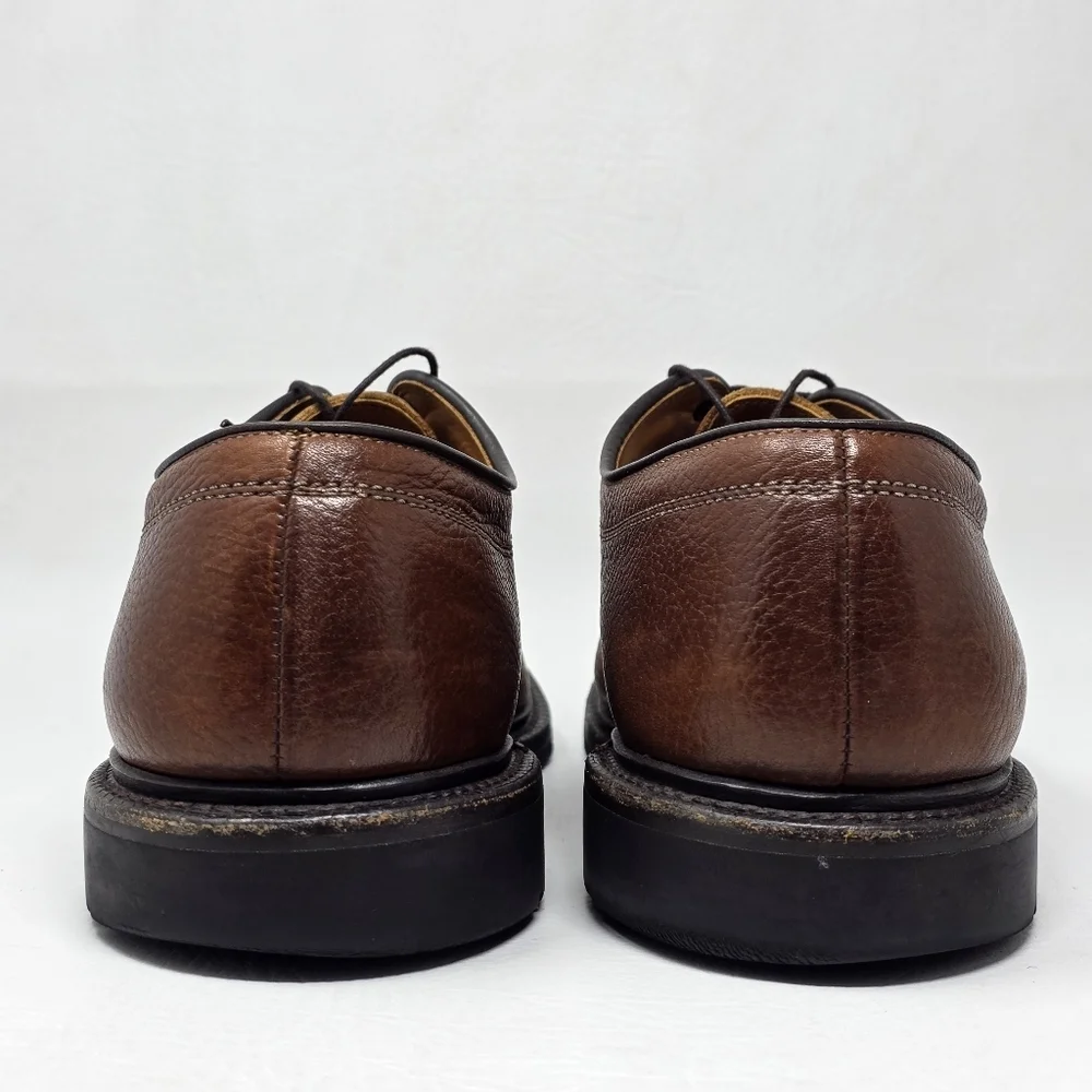 Allen Edmonds Becker Brown Leather Cap Toe Dress Oxfords Shoes Men's Size 12 B
